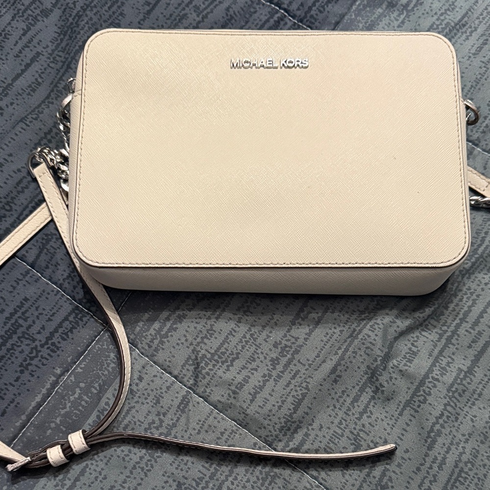 Michael Kors Cream Crossbody Bag
